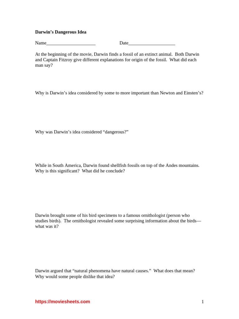 Exploring Darwin's Revolutionary Ideas | PDF | Charles Darwin | Thomas ...
