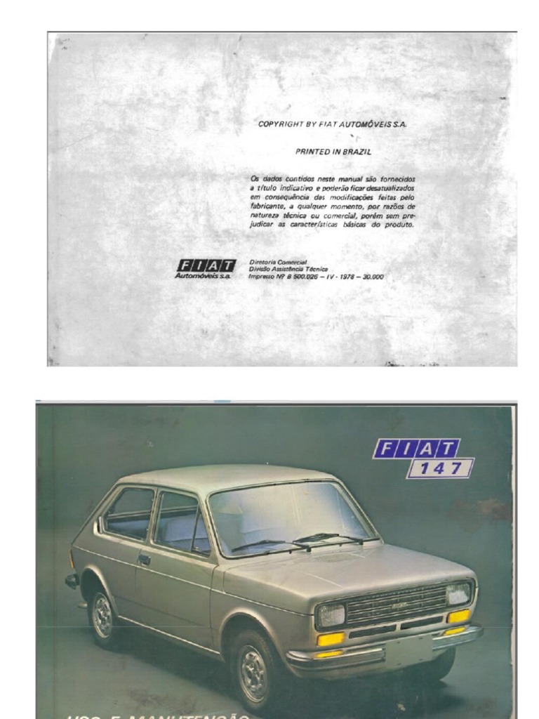 Manual Fiat 147