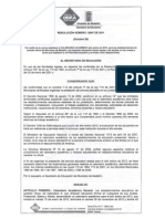 Resolucion 13547 de 2011 Rio Escolar 2012
