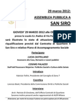 Assemblea Pubblica a San Siro-29 Marzo 2012