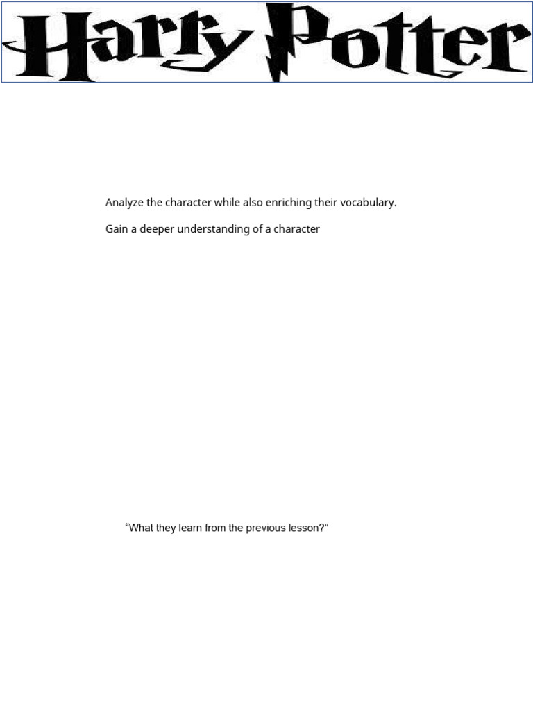 The Sorting Hat Semi Detailed | PDF | Learning | Cognition
