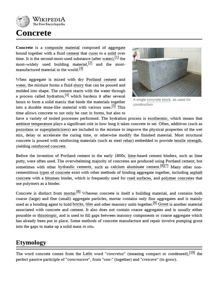 Concrete | PDF | Concrete | Cement