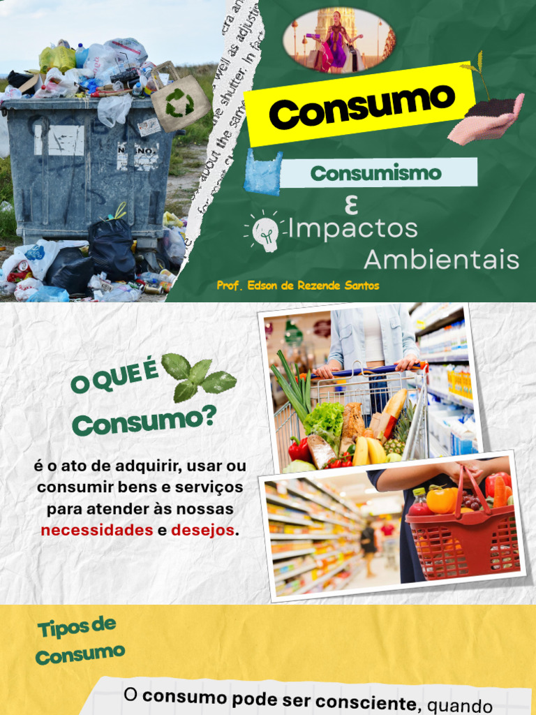 Consumo, Consumismo e Impactos Ambientais | PDF