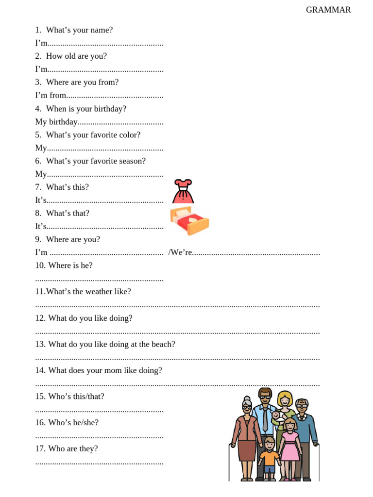 Essential English Grammar Questions | PDF