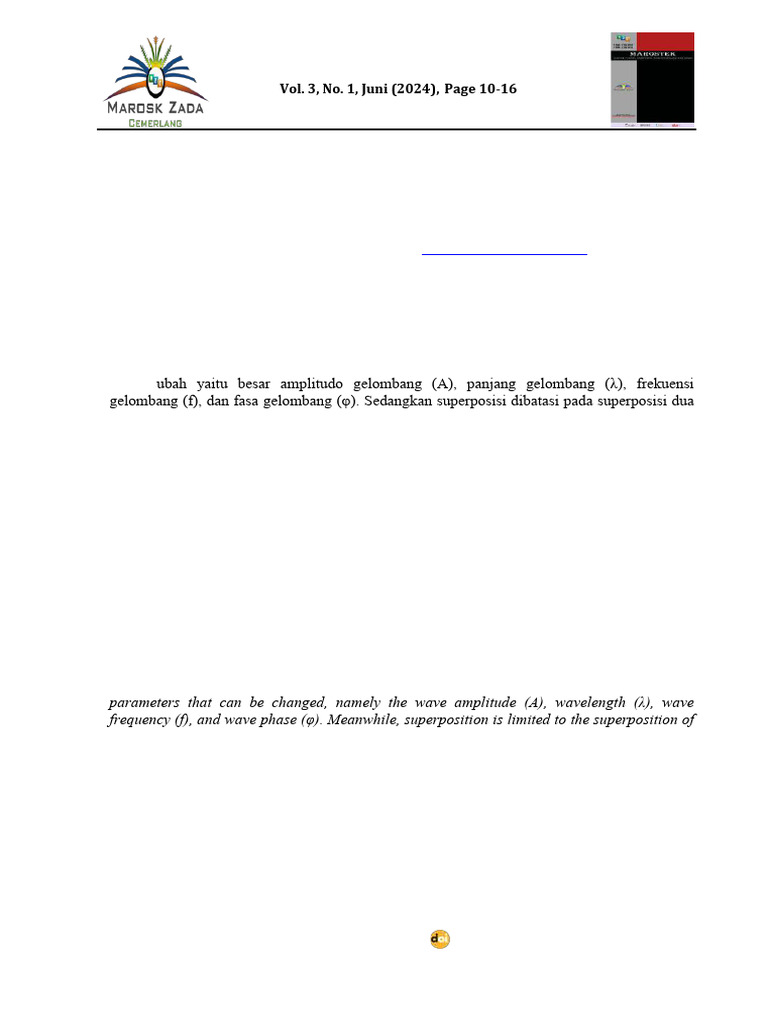 Simulasi Gelombang Fisika dengan Delphi 7.0 | PDF