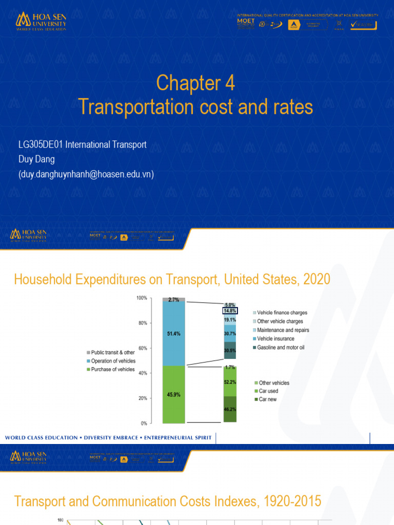 Transportation Costs and Rates Explained | PDF | Transport | Cargo