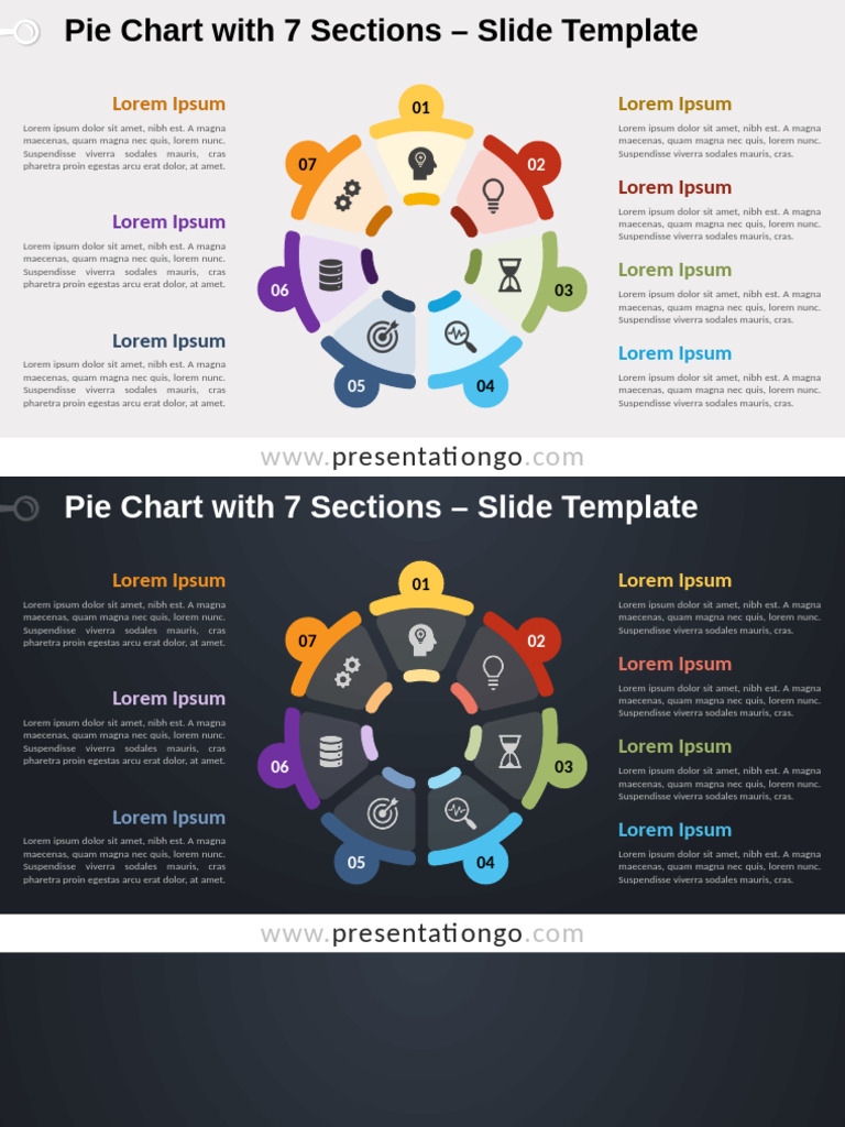 Pie Chart Template for Presentations | PDF