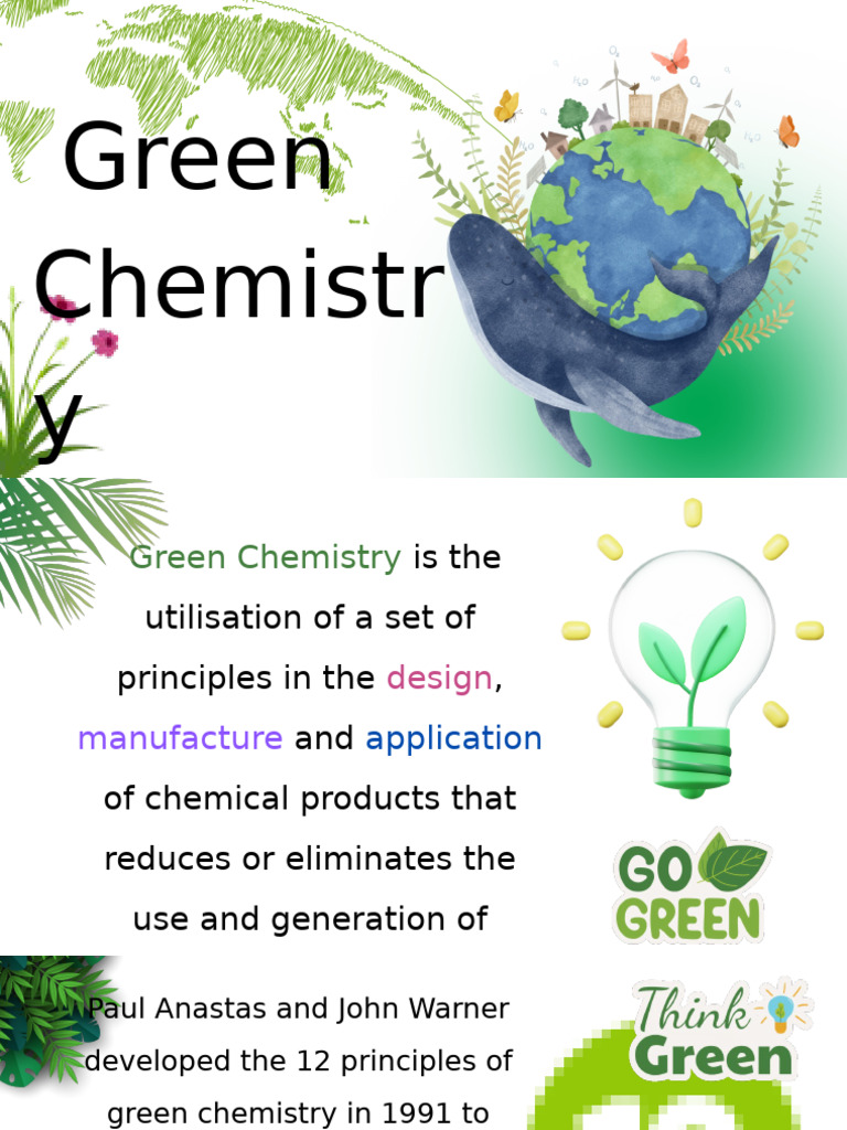 Principles of Green Chemistry Explained | PDF | Green Chemistry | Chemistry