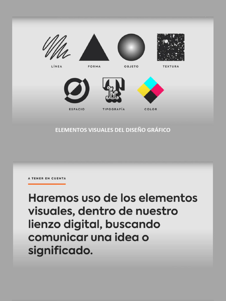 Elementos Visuales Del Diseño Gráfico | PDF
