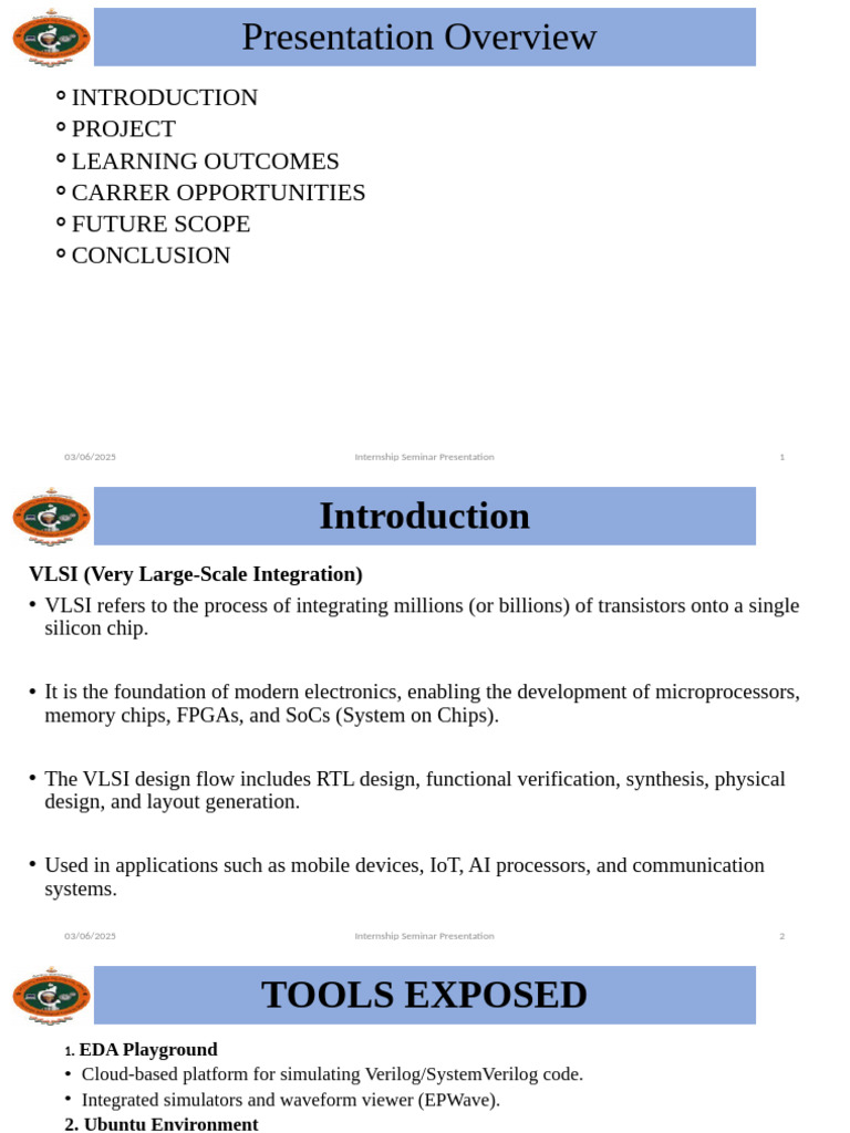 VLSI Internship: 4-bit Counter Design | PDF | System On A Chip ...