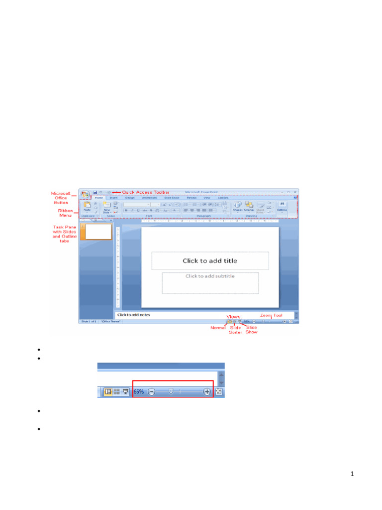 Office Automation Unit-III | PDF | Microsoft Power Point | Menu (Computing)