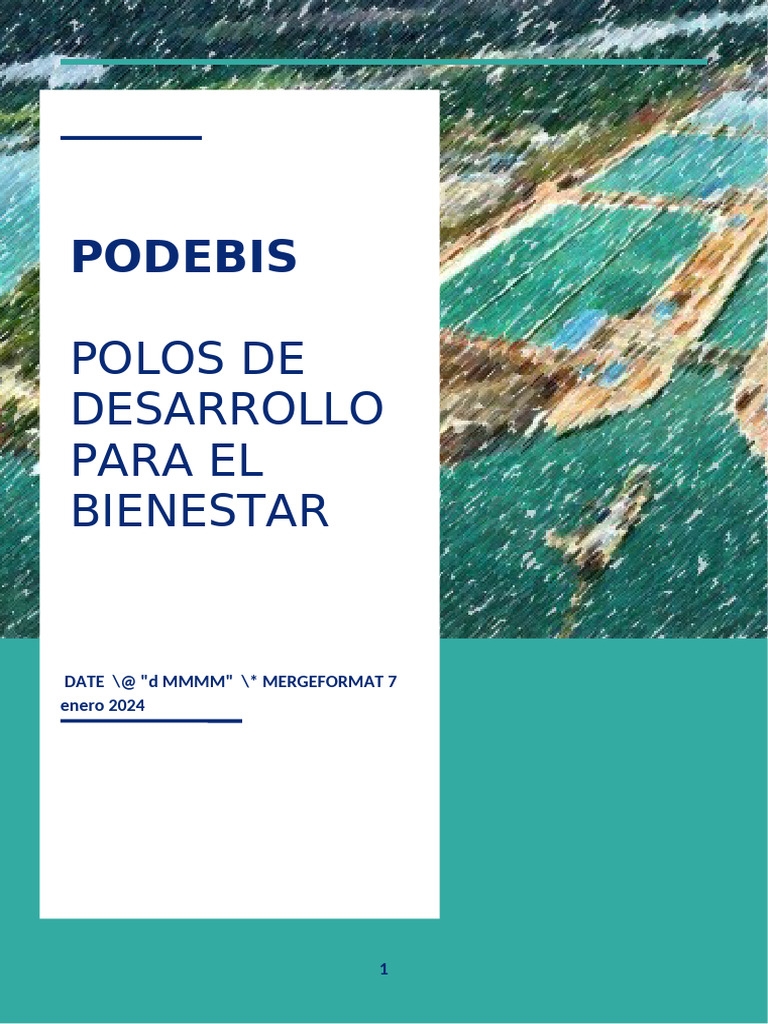 Polos de Desarrollo para el Bienestar | PDF | Economias