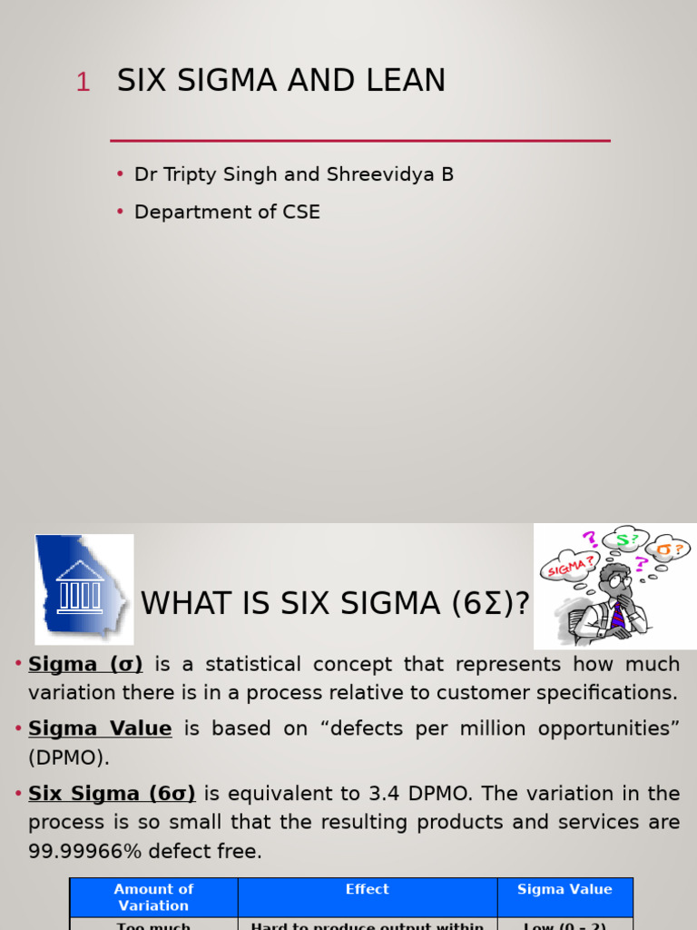 Six Sigma and Lean Methodologies Explained | PDF | Six Sigma | Lean ...