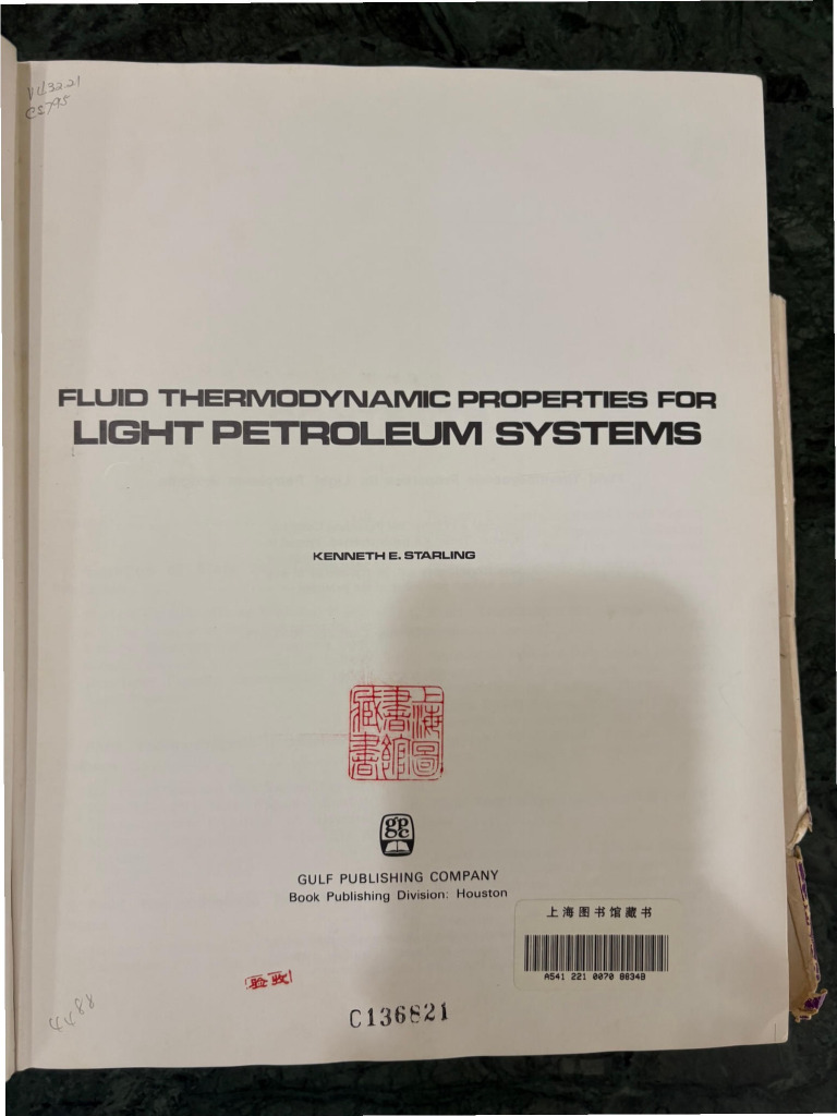 Fluid Thermodynamic Properties For Light Petroleum Systems | PDF | Enthalpy  | Pressure