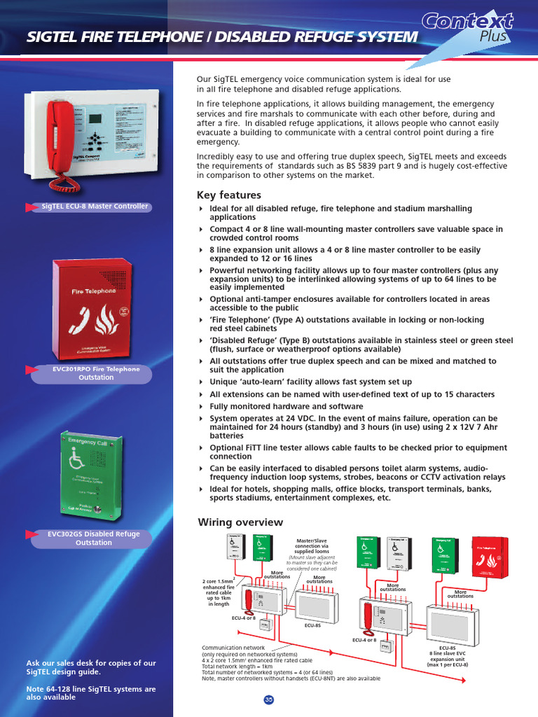 Disabled Refuge Communication System | PDF | Electronics | Electrical ...