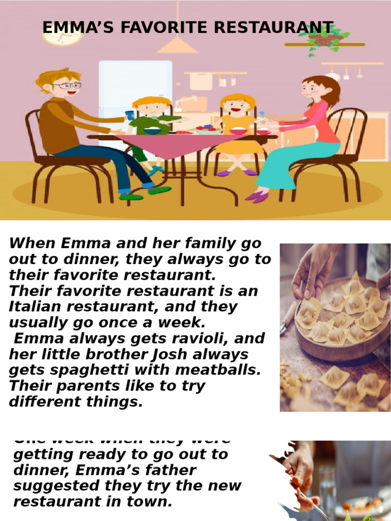 Emma's Favorite Restaurant | PDF | Cooking | Asian Cuisine