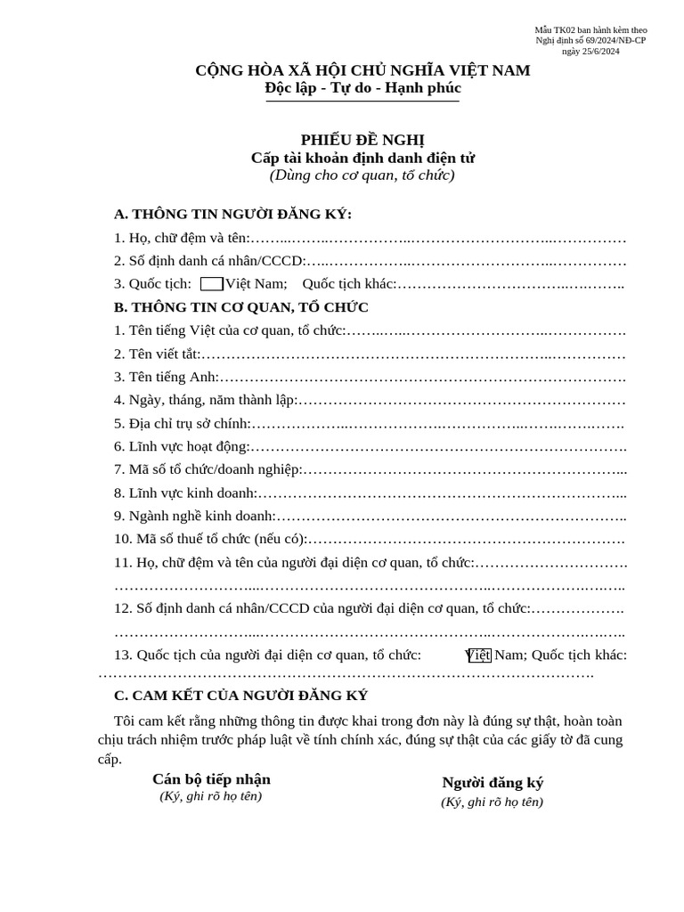 Mẫu TK02 | PDF