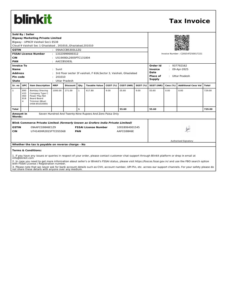 ForwardInvoice ORD308351340 | PDF | Invoice | Government Finances