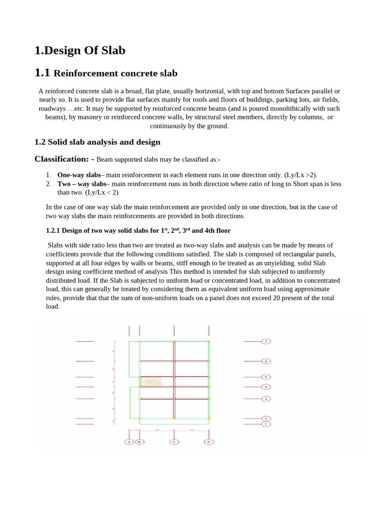 Reinforced Concrete Slab Design Guide | PDF | Concrete | Reinforced ...