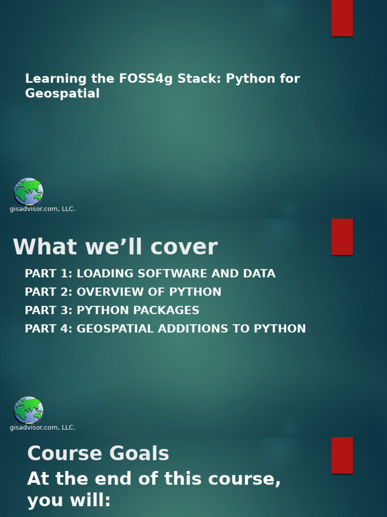 Foss4g Python | PDF | Python (Programming Language) | Data Type