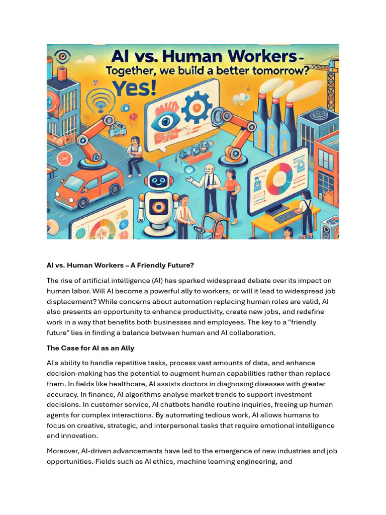 AI and Human Workers: A Collaborative Future | PDF | Artificial ...