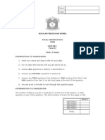 Download Form 2 Final Exam 2008 by Sekolah Menengah Rimba SN8711021 doc pdf