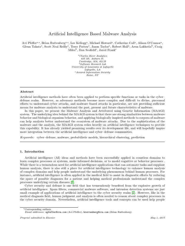 AI-Driven Malware Analysis System | PDF | Malware | Artificial Intelligence