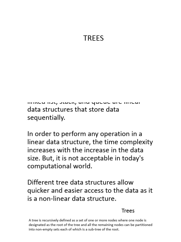 Understanding Tree Data Structures | PDF | Algorithms And Data Structures