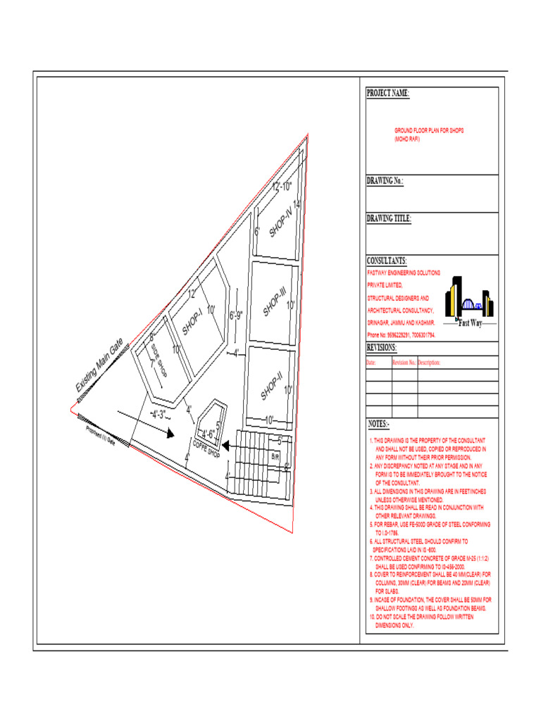 M Rafi Site Plan P1-Model - PDF 1 | PDF | Structural Engineering ...
