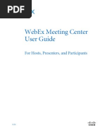 Download Webex Meeting Center UserGuide by Michael A Bauer SN87111762 doc pdf
