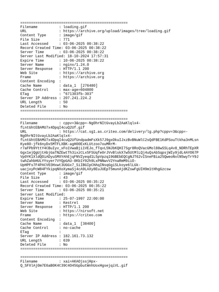 GIF File Metadata Overview | PDF | Web Server | Internet & Web