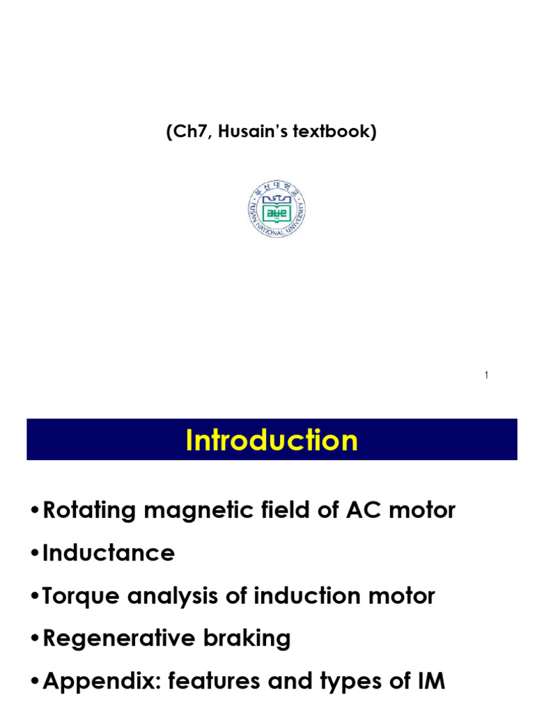Induction Motor Principles and Analysis | PDF | Electric Motor ...
