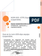 NOM-009 - STPS Equipo Suspendido