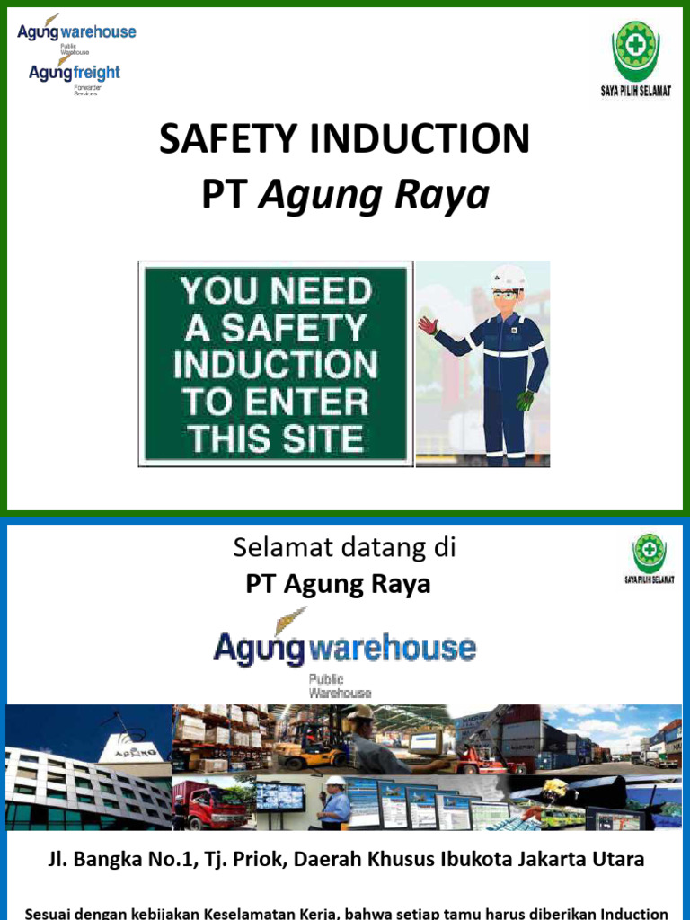 Poster Induksi Keselamatan Kerja | PDF