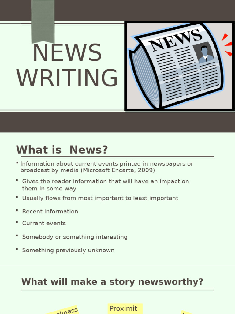 News Writing Essentials and Structure | PDF