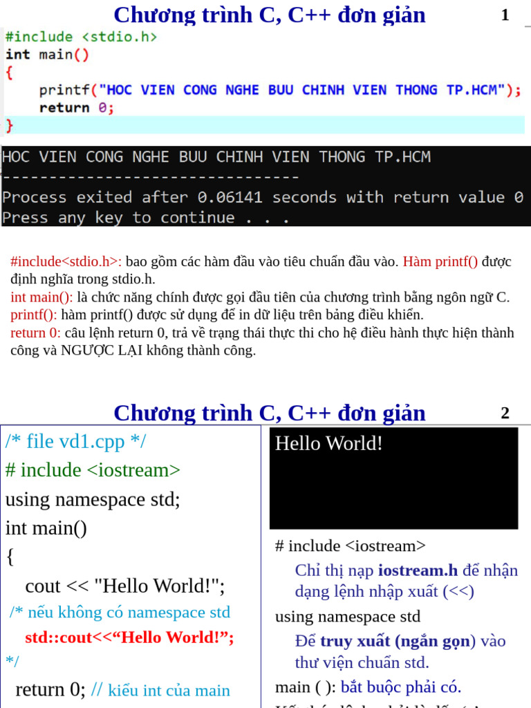 2-C++ (Du Lieu - Toan Tu) | PDF