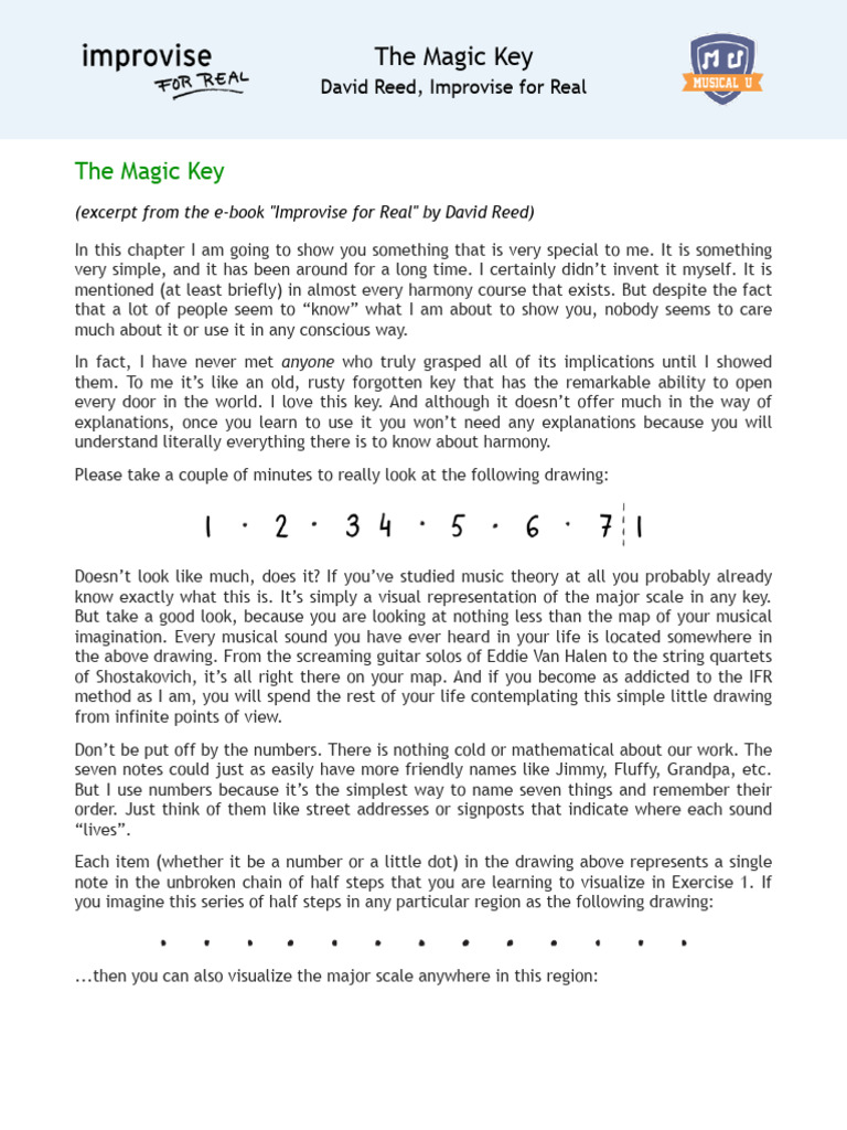Unlocking the Major Scale's Secrets | PDF | Scale (Music) | Chord (Music)