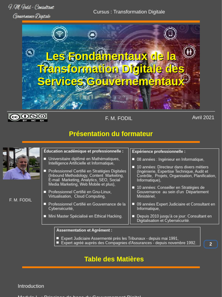 Transformation Digitale des Services Publics | PDF | Cloud computing ...