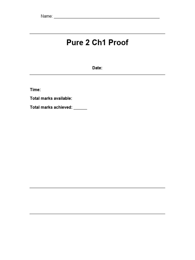 p2 Ch1 Proof Questions | PDF | Numbers | Prime Number