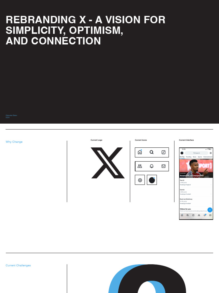 X Rebranding Zeb Kendal Ideas p2 | PDF | Usability | Advertising