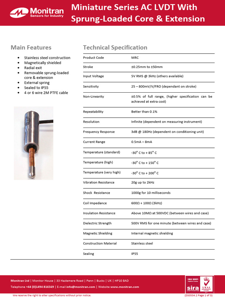 19 Miniature, AC, Spring SS0384 - 1 | PDF | Alternating Current | Inductor
