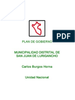 Plan de Gobierno Burgos 2011-2014
