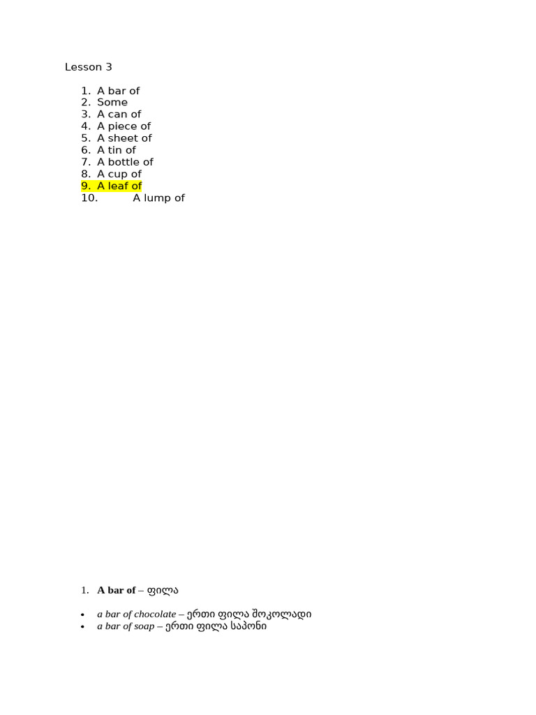 Lesson 3 | PDF