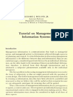 MIS Tutorial on Management Information Systems