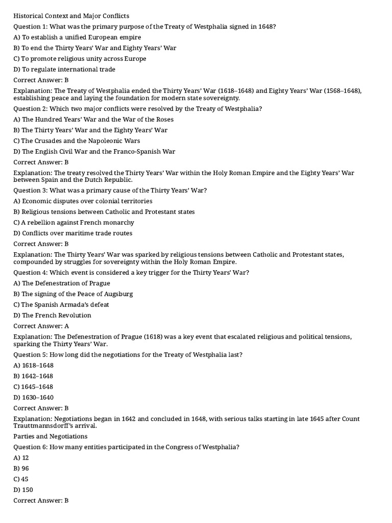 Treaty of Westphaila | PDF | Holy Roman Empire | International Relations
