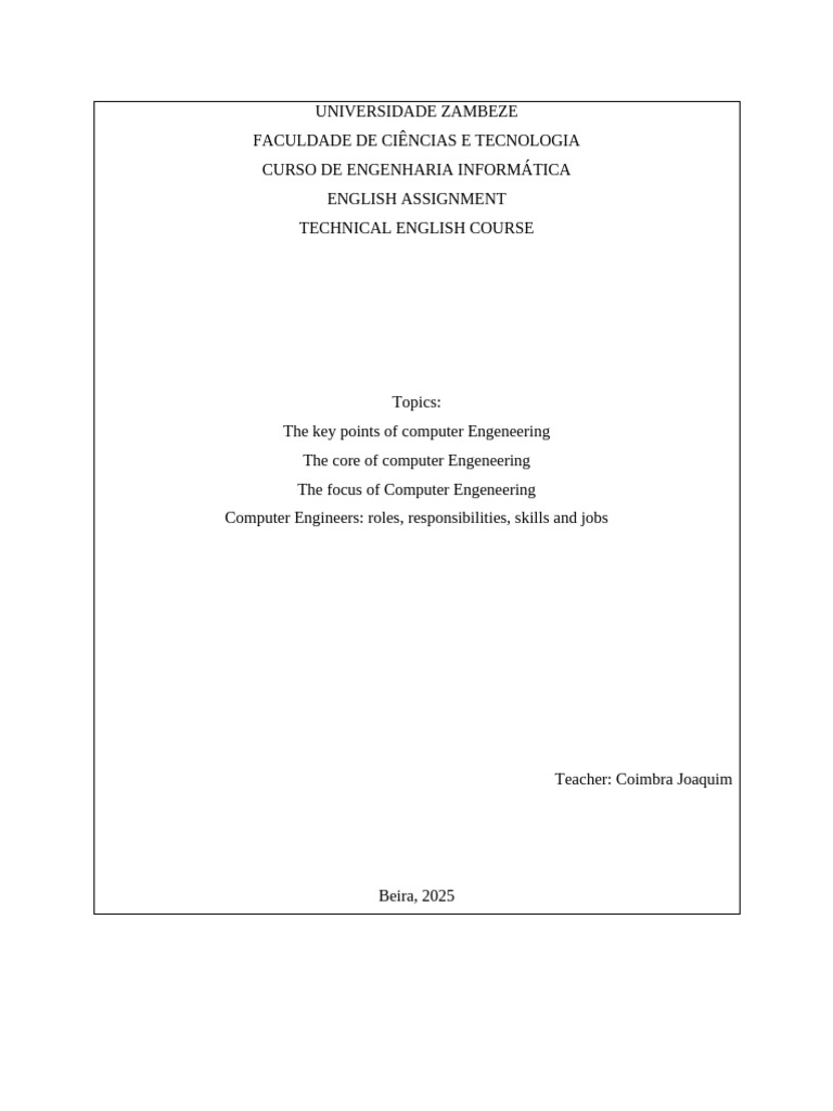 Key Concepts in Computer Engineering | PDF | Embedded System | Computer ...