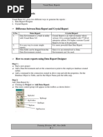 Visual Basic Reports