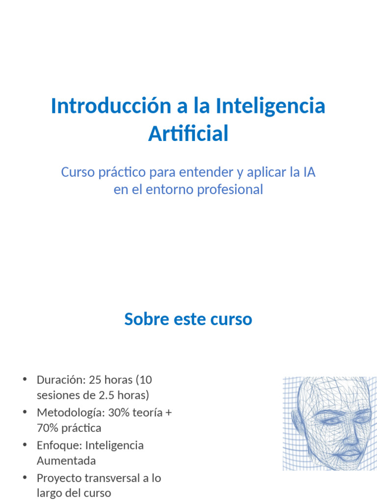 Curso Introduccion IA | PDF | Inteligencia artificial | Inteligencia ...