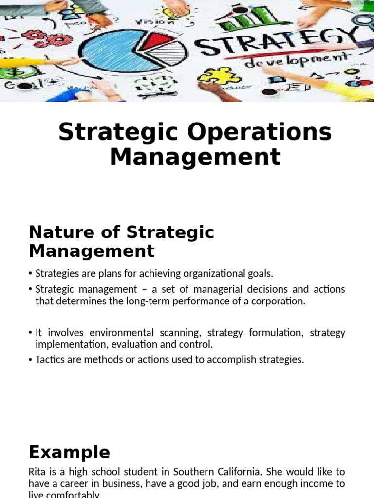 Strategic Management and Operations Guide | PDF | Strategic Management ...