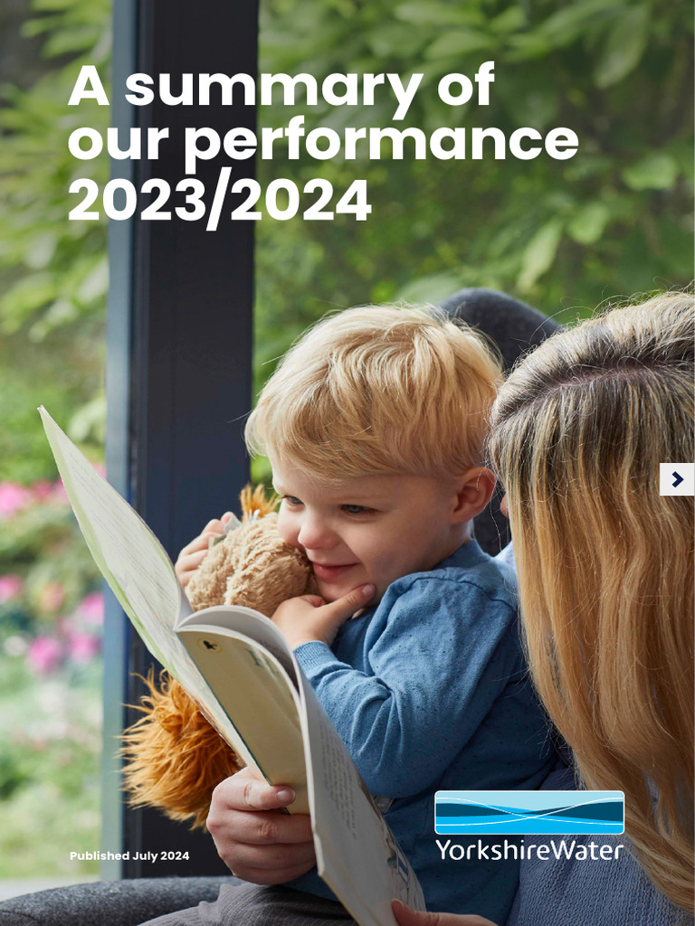 Yorkshire Water Performance Summary 2023 | PDF | Sewage Treatment ...